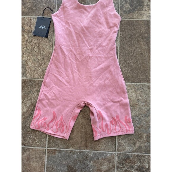 Civil Regime No Tomorrow Interlock One Piece Bodysuit Pink Size Small - Picture 5 of 12